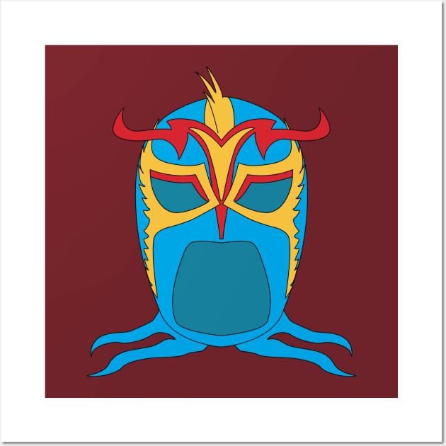 Ultimo Dragon Mask Wall Art by Slightly Sketchy